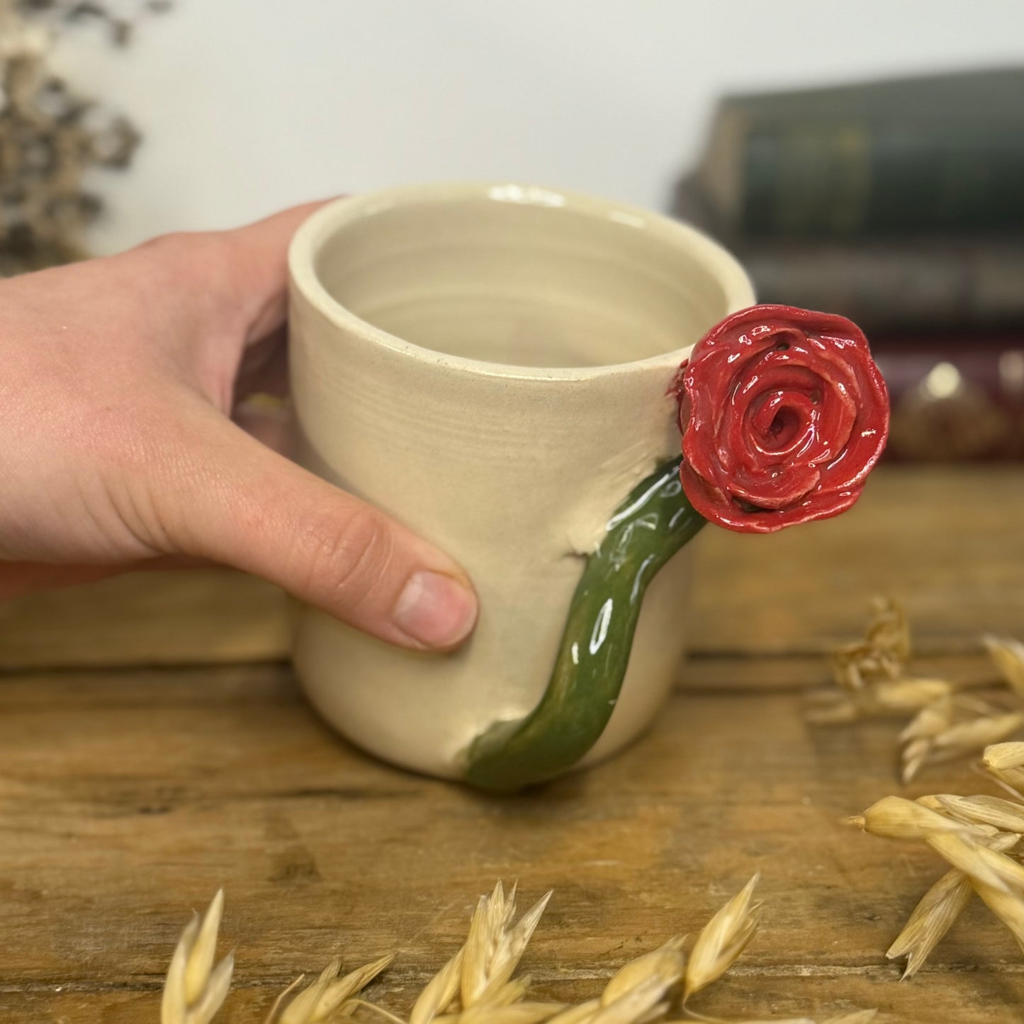 Pot fleur - Rouge
