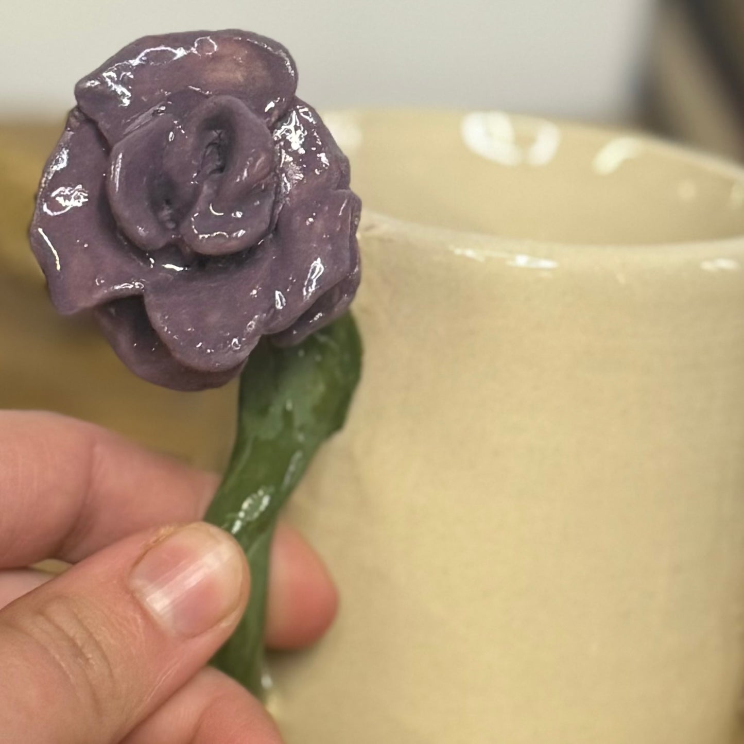 Pot fleur - Rouge