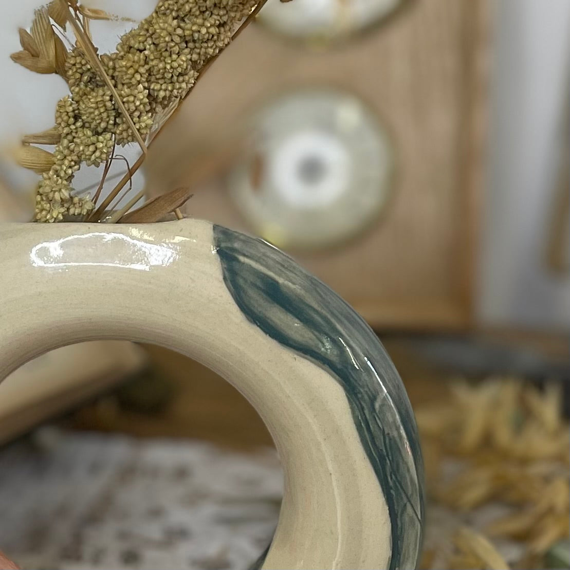 Vase donut Bicolore
