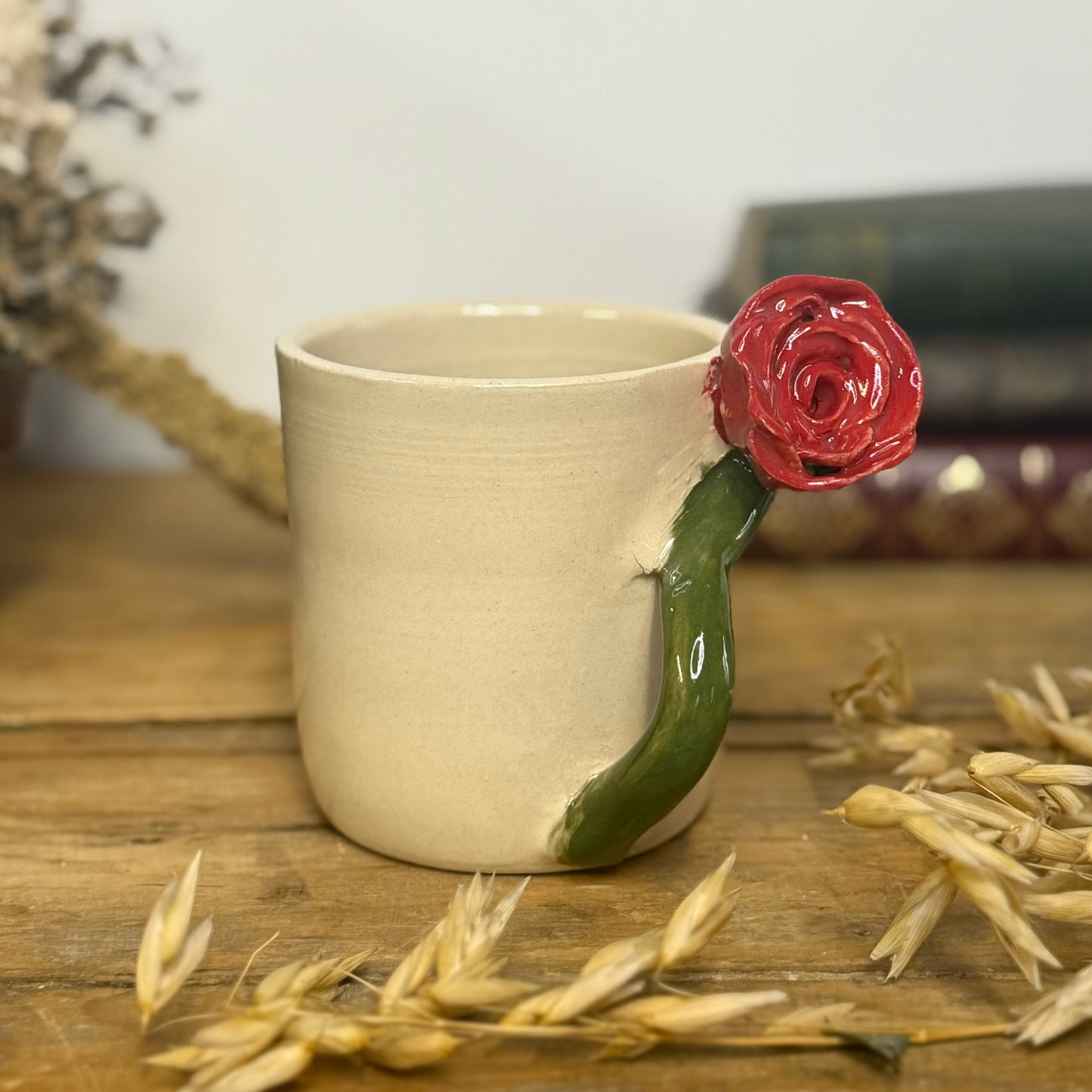 Pot fleur - Rouge