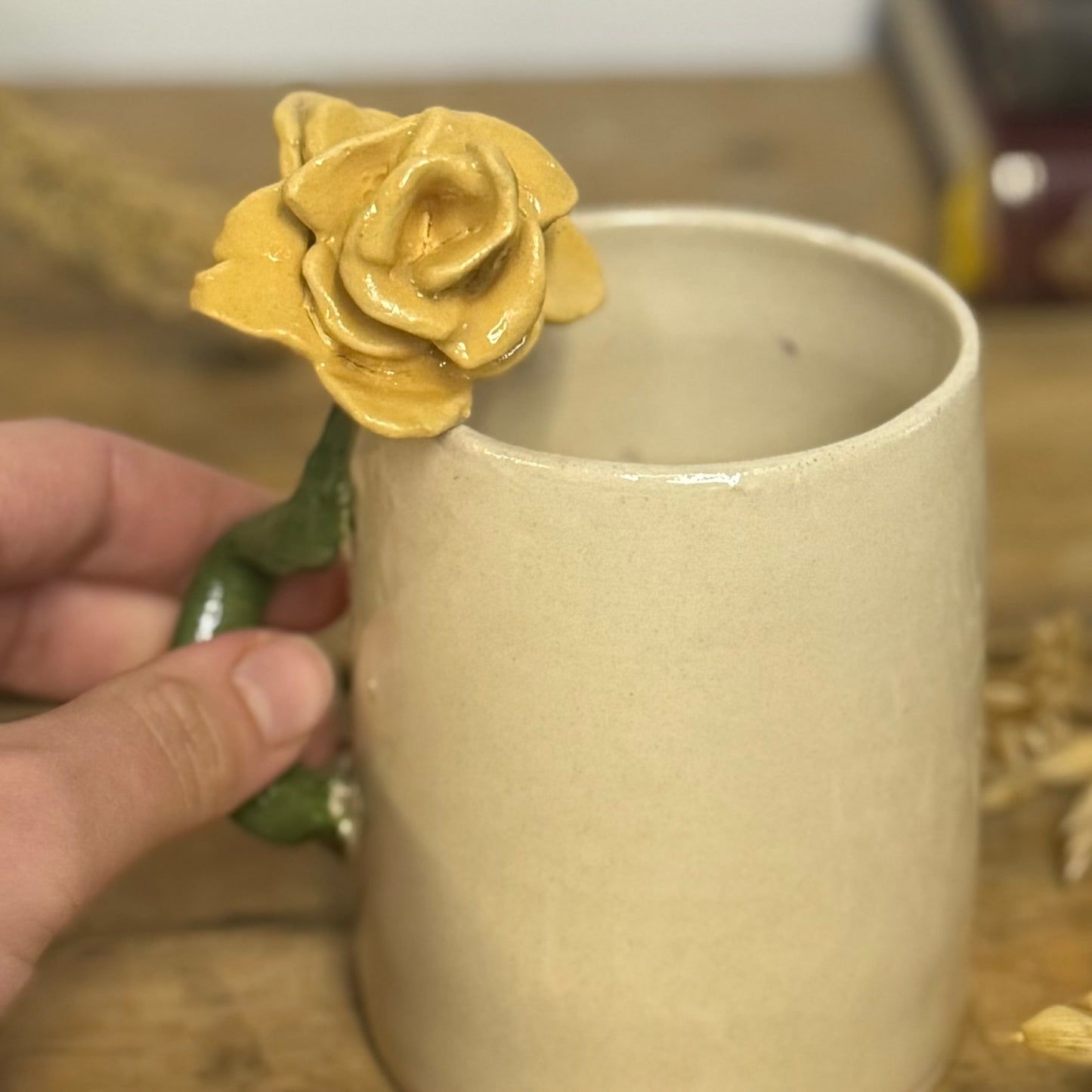 Pot fleur - Rouge