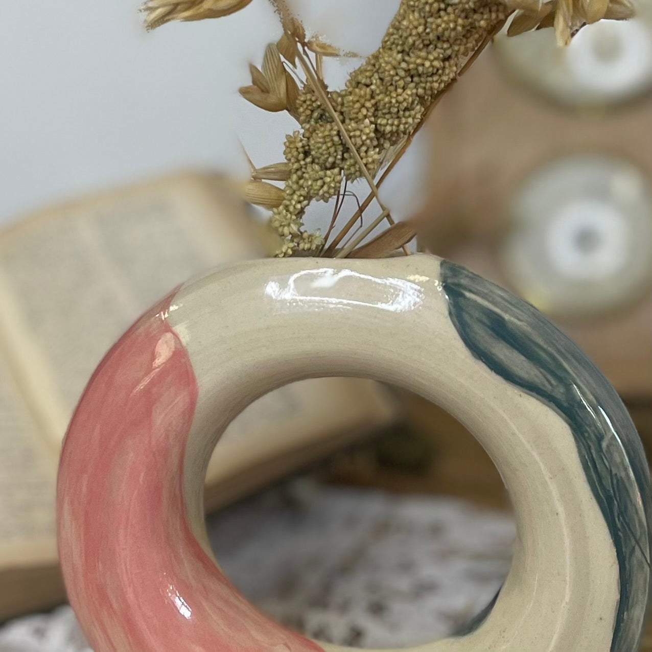 Vase donut  Bicolore